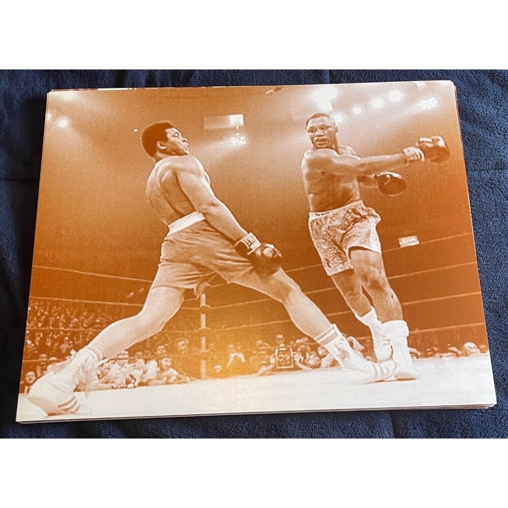 Sepia Ali Boxing Photo 14x11 Unframed Wall Art Sports Print Gym Man Cave Décor